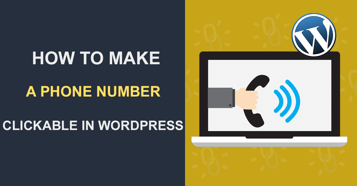 HTML Phone Number In Wordpress - How To Make it Clickable